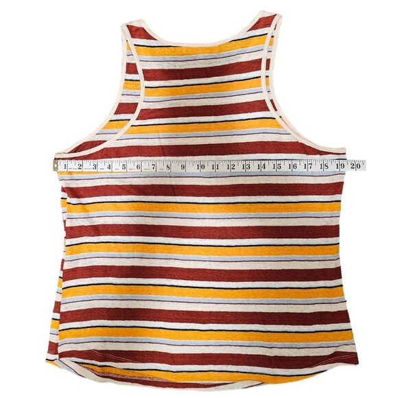Frame striped sleeveless Tank top‎ size large - Picture 5 of 5